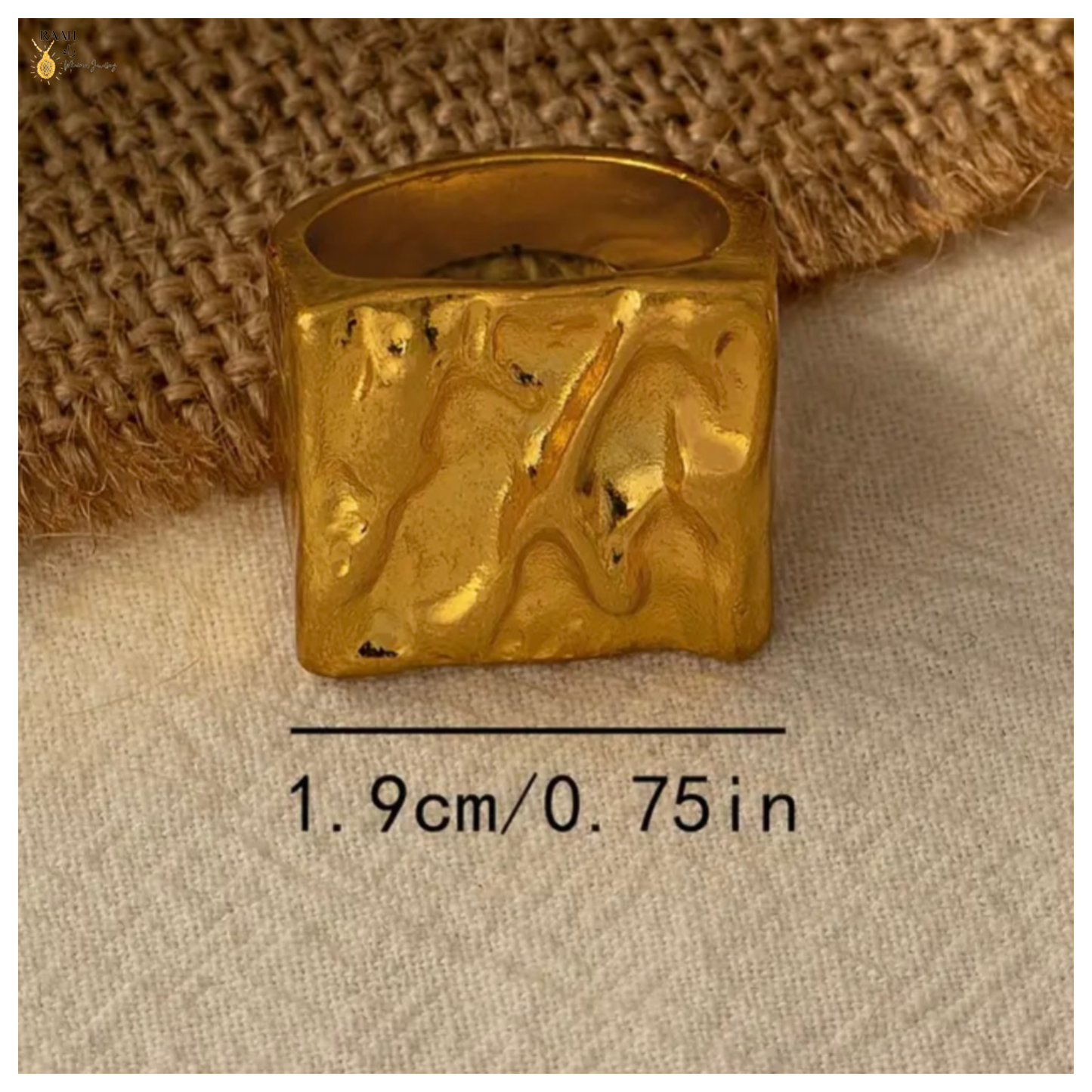 Goldplated Chunky Ring