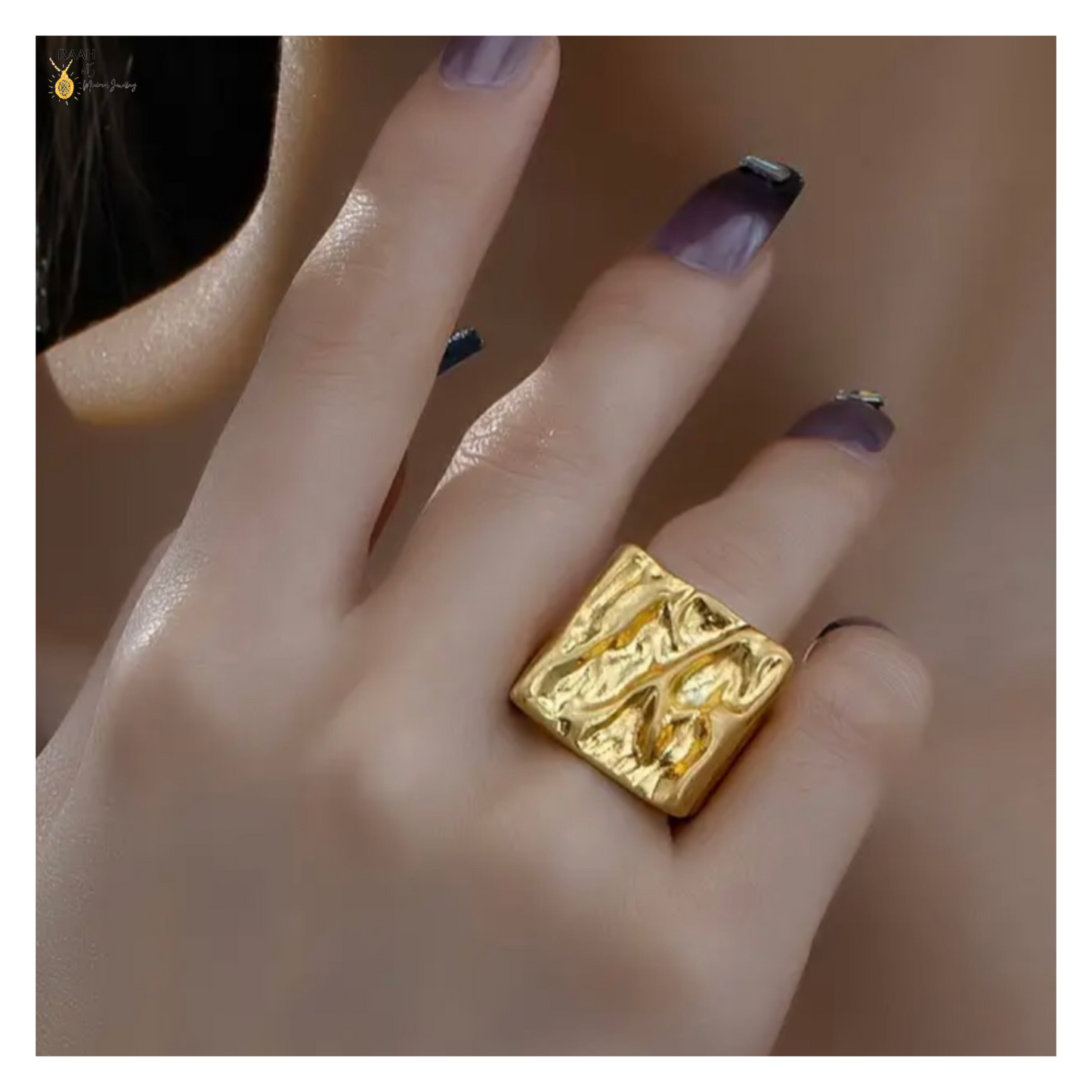 Goldplated Chunky Ring