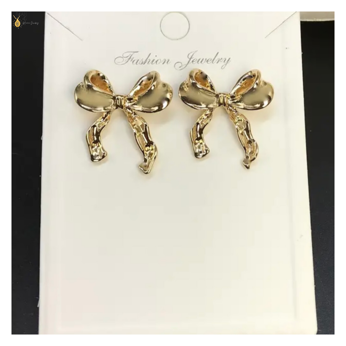 Metal Bow Knots Studs