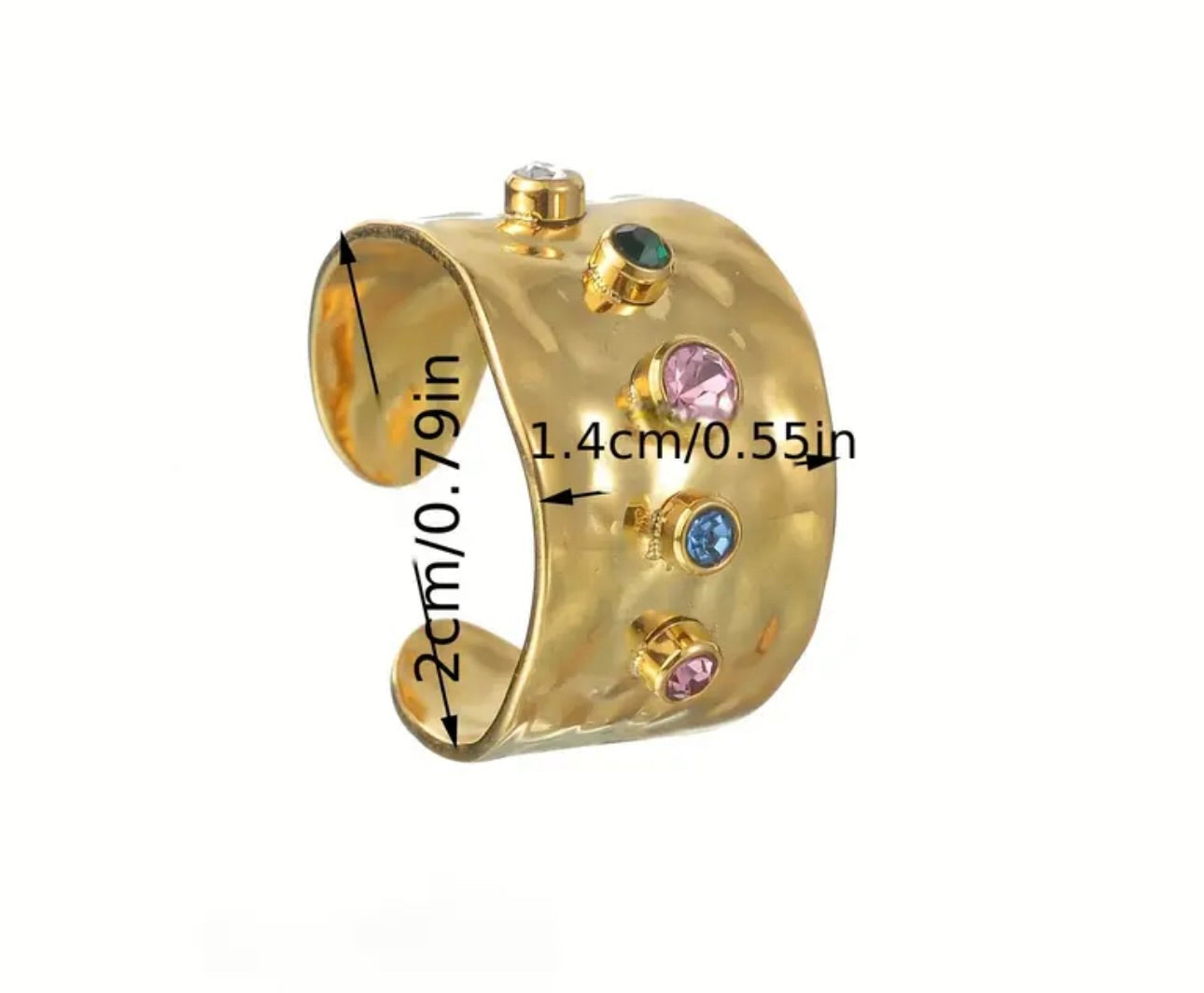 18K Goldplated Multiring