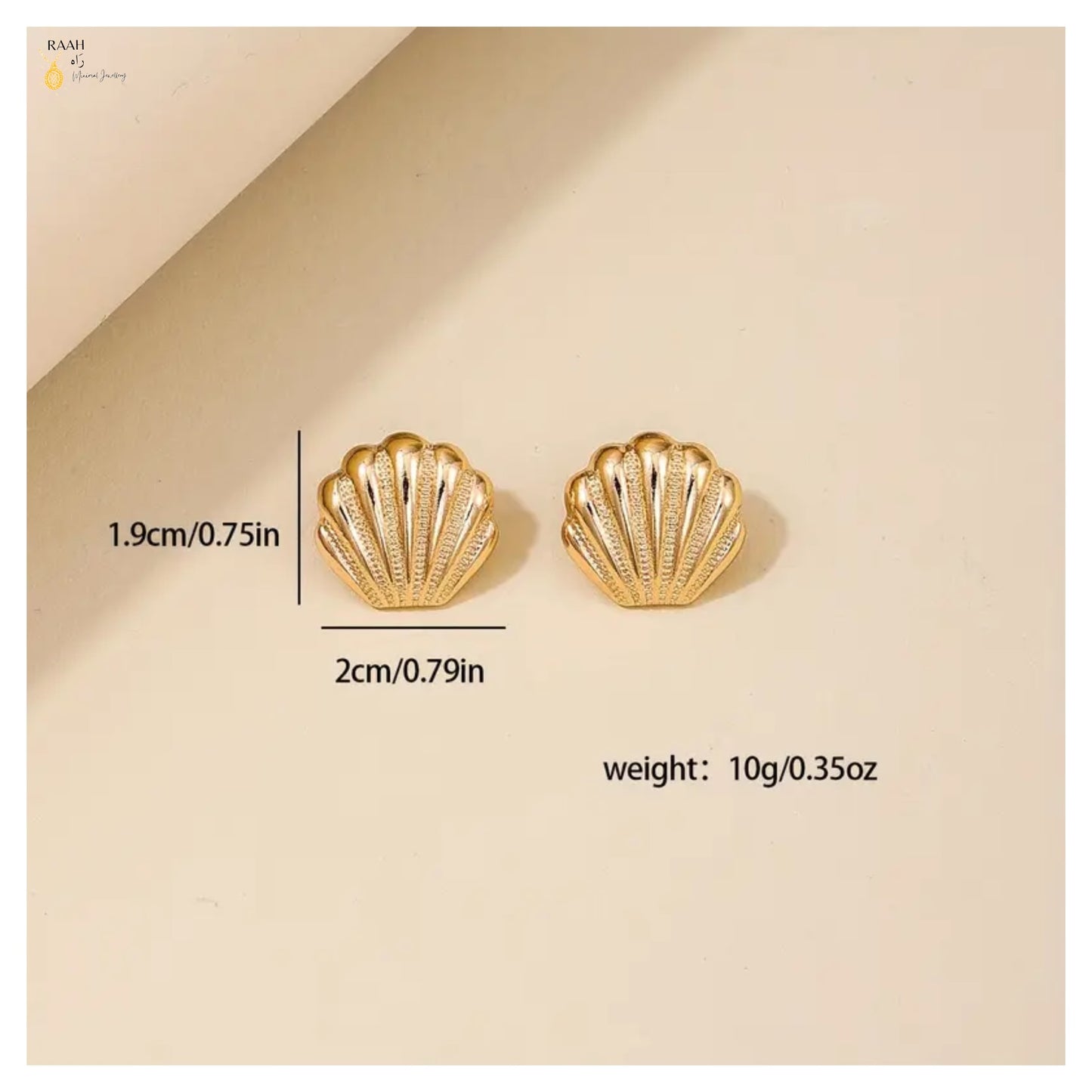 Sea Shell Studs